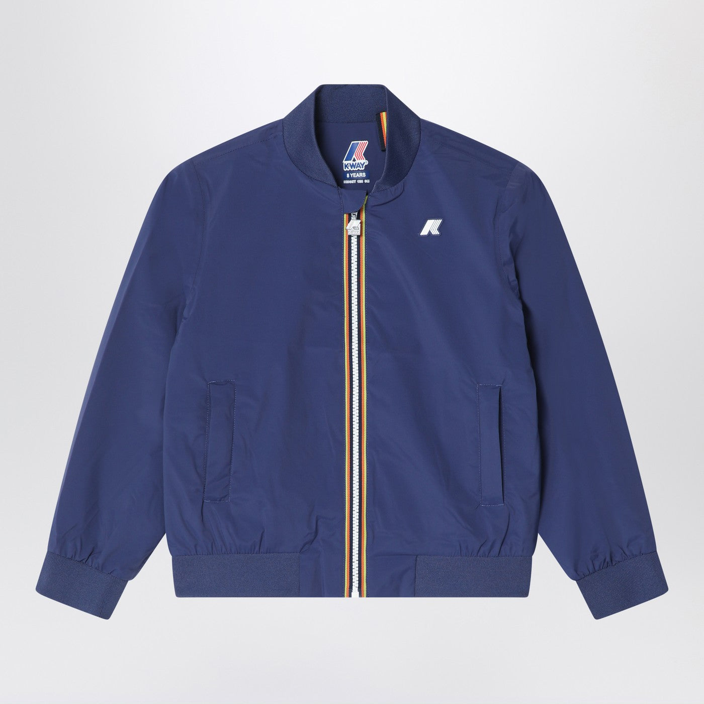 K-Way Giacca Aorelian blu in nylon
