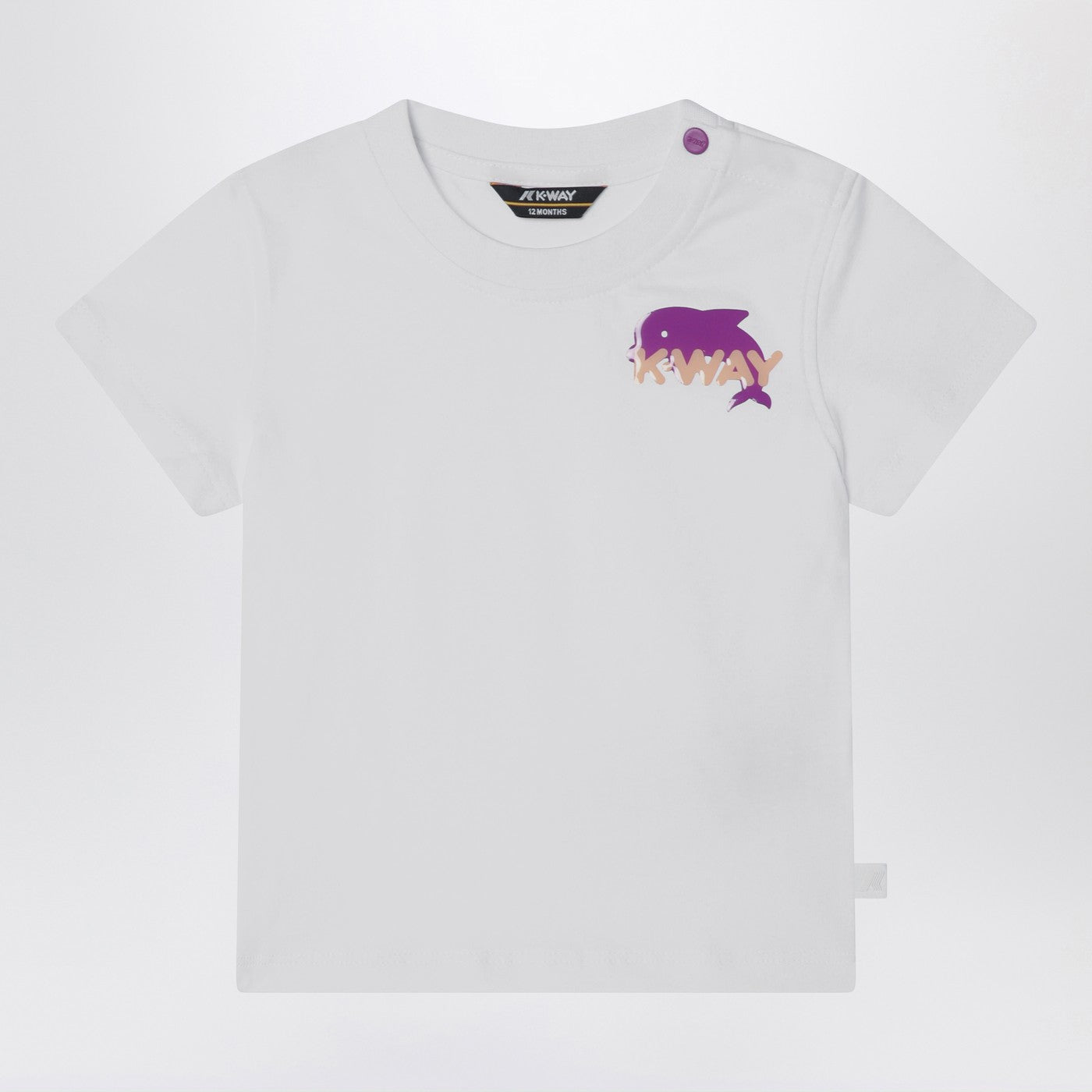 K-Way T-shirt Pete Dolphin bianca