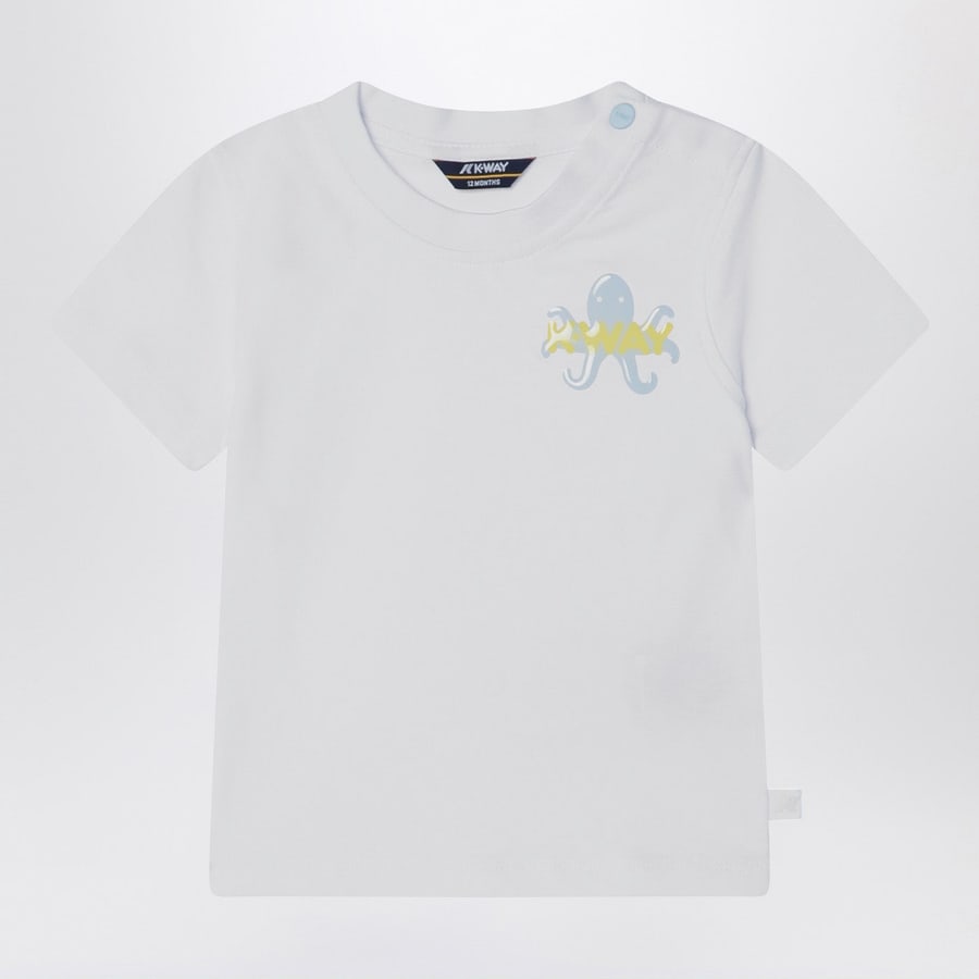 K-Way T-shirt Pete Octopus bianca