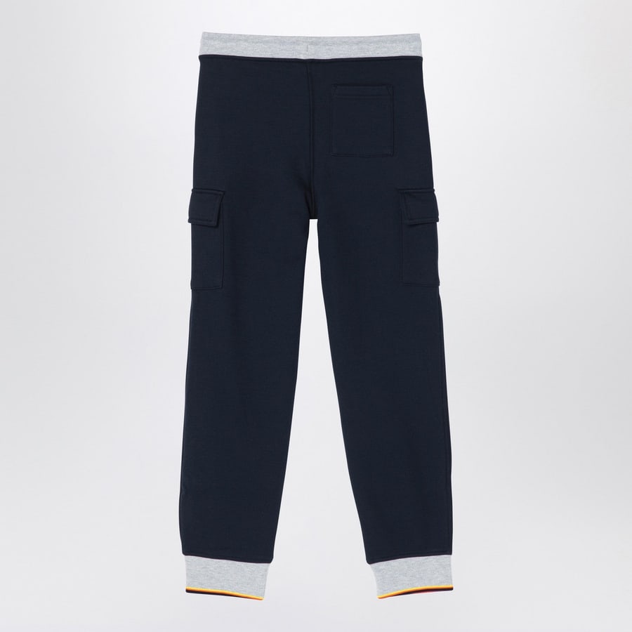 K-Way Pantalone jogging Mick Stripes blu, view 2