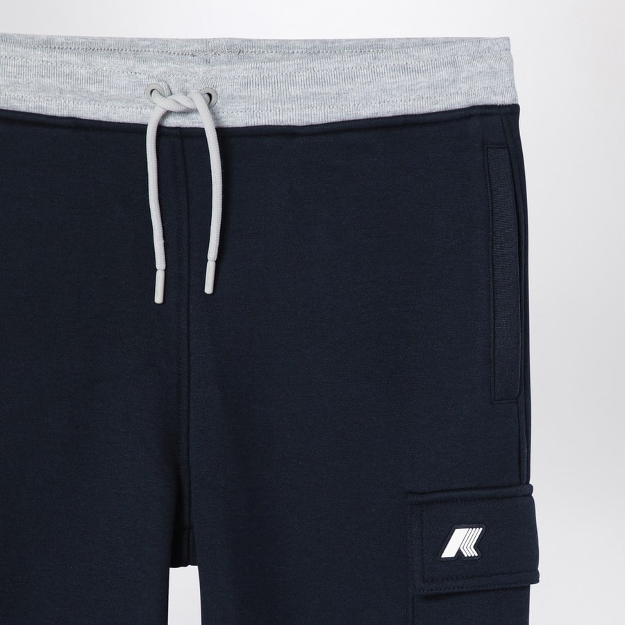 K-Way Pantalone jogging Mick Stripes blu, view 3