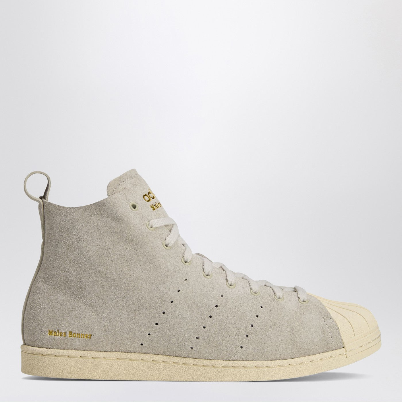 adidas by Wales Bonner Sneakers Superstar Hi Mist Stone/Wonder White/Gold Metallic