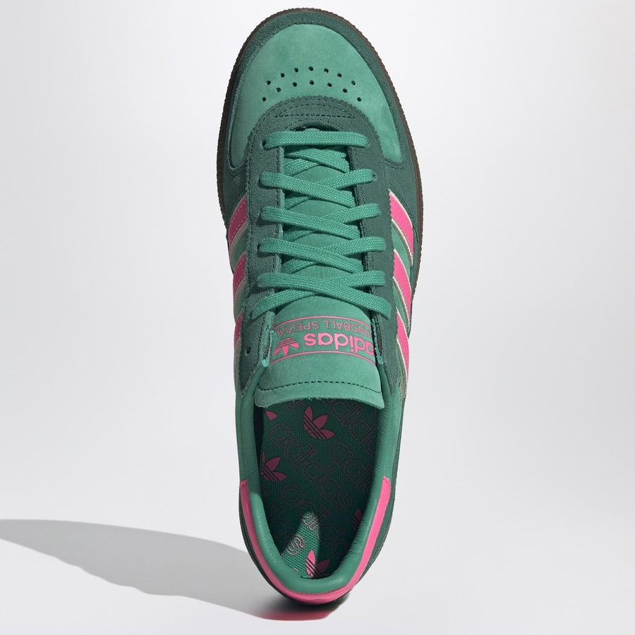 ADIDAS ORIGINALS Sneakers Handball Spezial WM Court Green/Lucid Pink/Off White, view 3