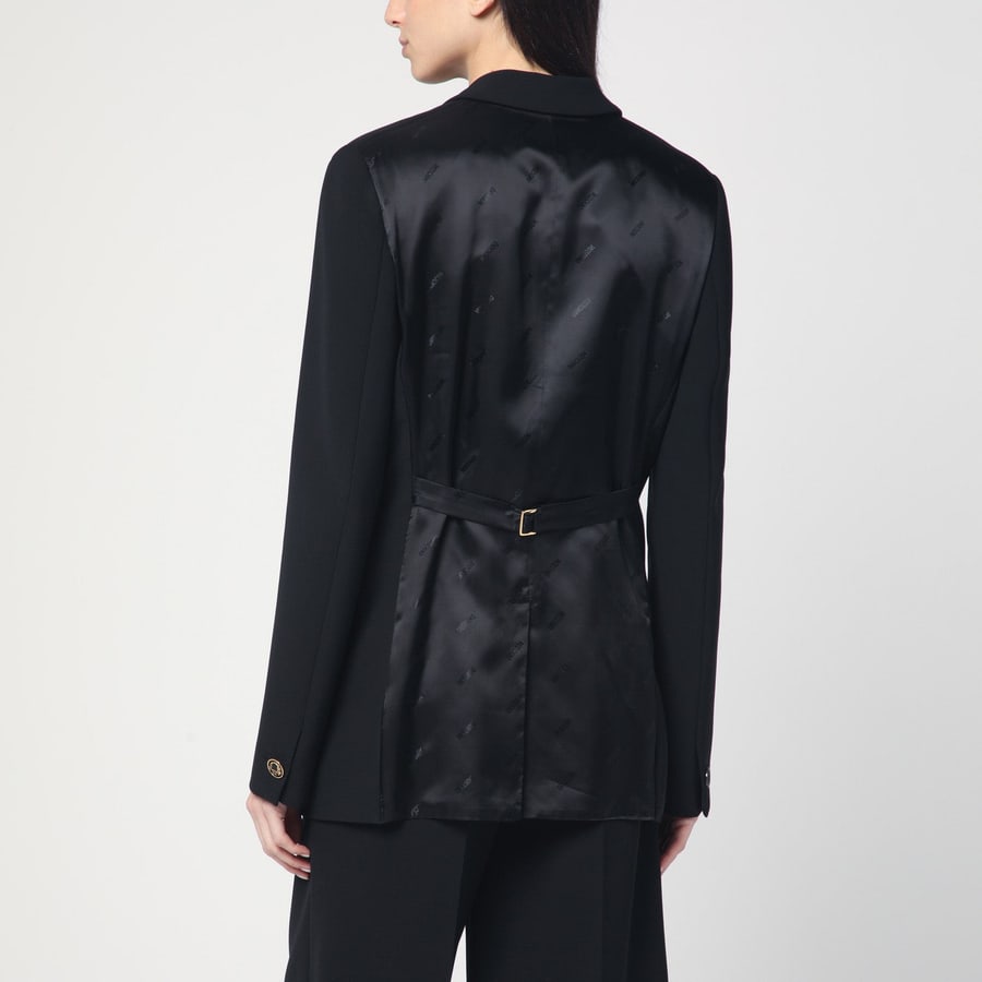 Moschino Giacca monopetto nera, view 3