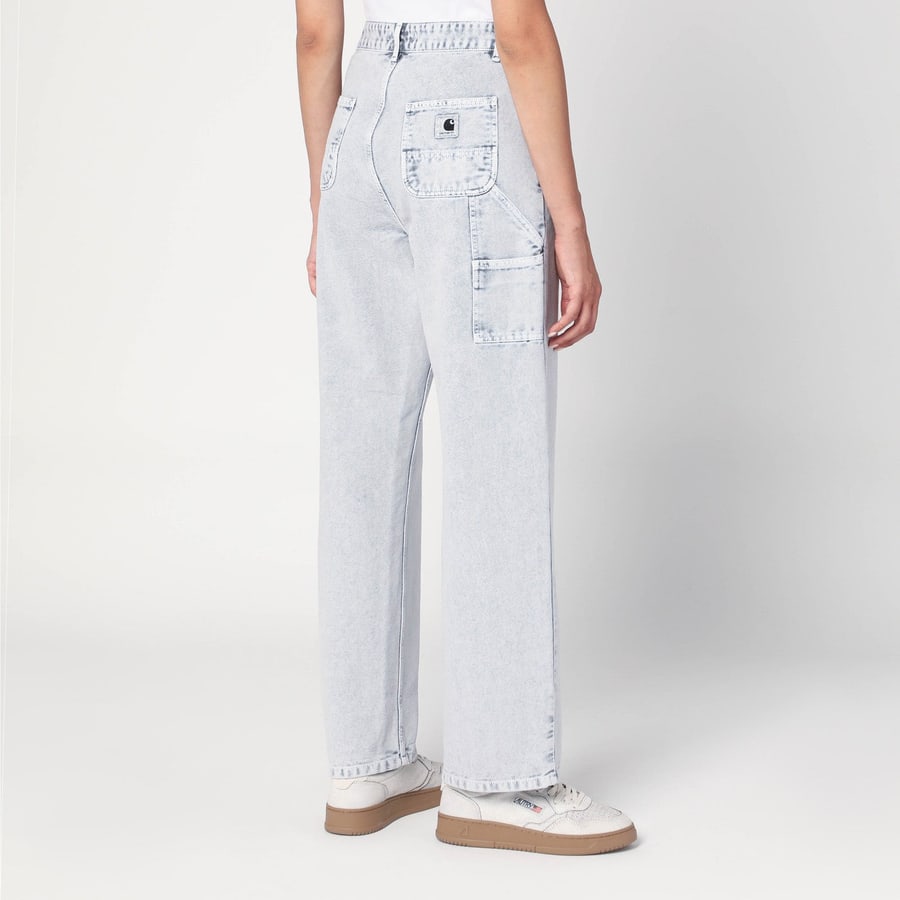 Carhartt WIP Pierce Pant Straight Black Chalk Wash, view 4