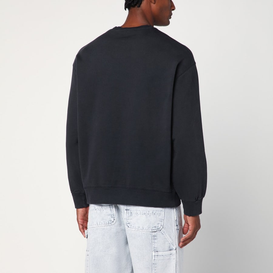 Carhartt WIP Hudson Sweatshirt nera, view 3