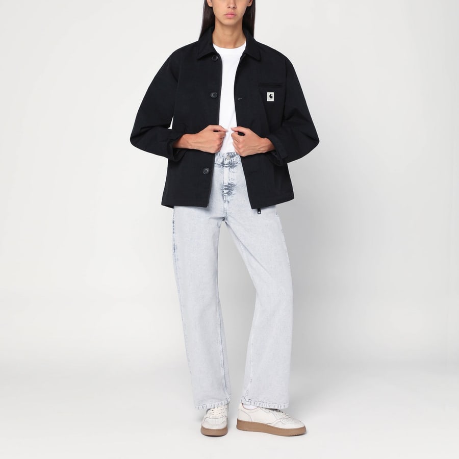 Carhartt WIP Barnett Jacket nera, view 2