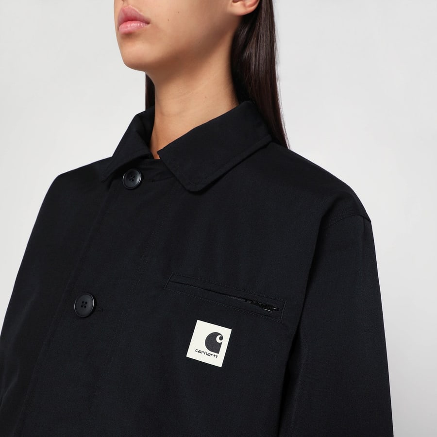 Carhartt WIP Barnett Jacket nera, view 4