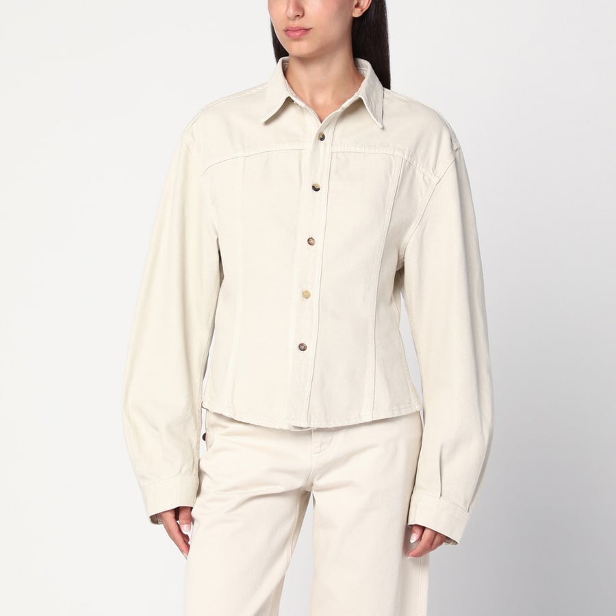 HAIKURE Camicia écru in denim