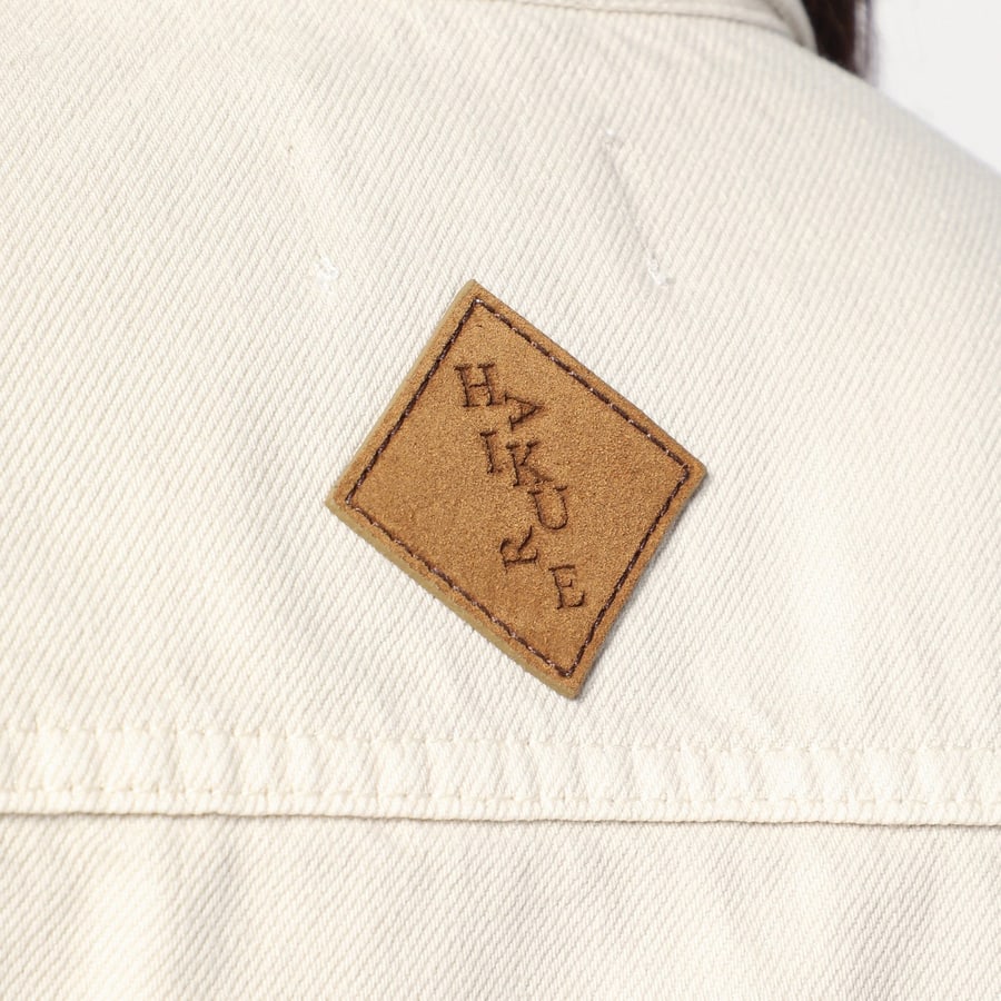 HAIKURE Camicia écru in denim, view 4