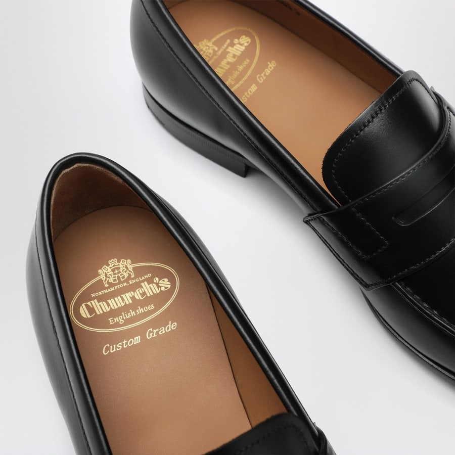 Church's Mocassino Heswall in pelle nero, view 5