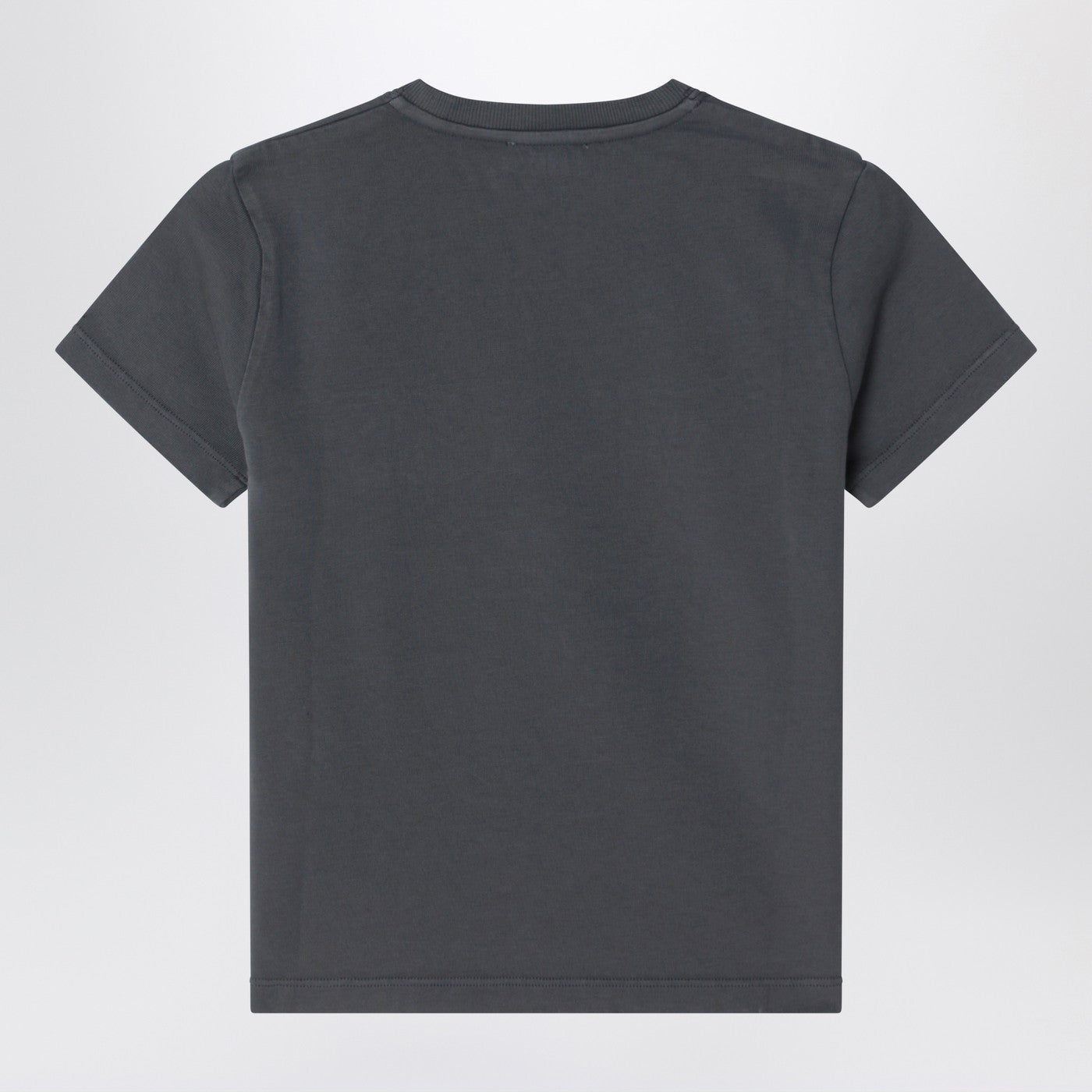 Golden Goose T-shirt grigia antracite con logo, view 2
