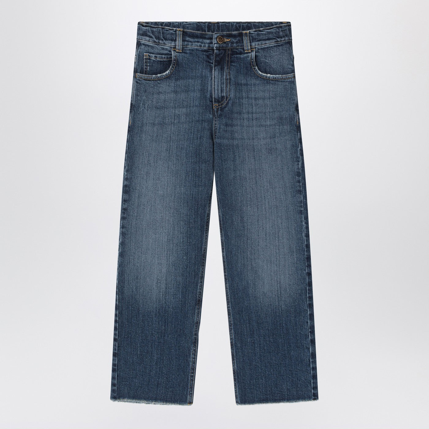 Golden Goose Jeans blu scuro effetto slavato