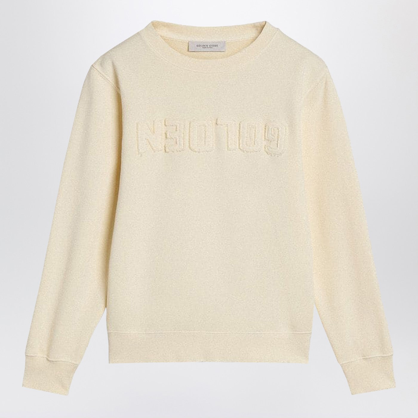 Golden Goose Felpa avorio in cotone