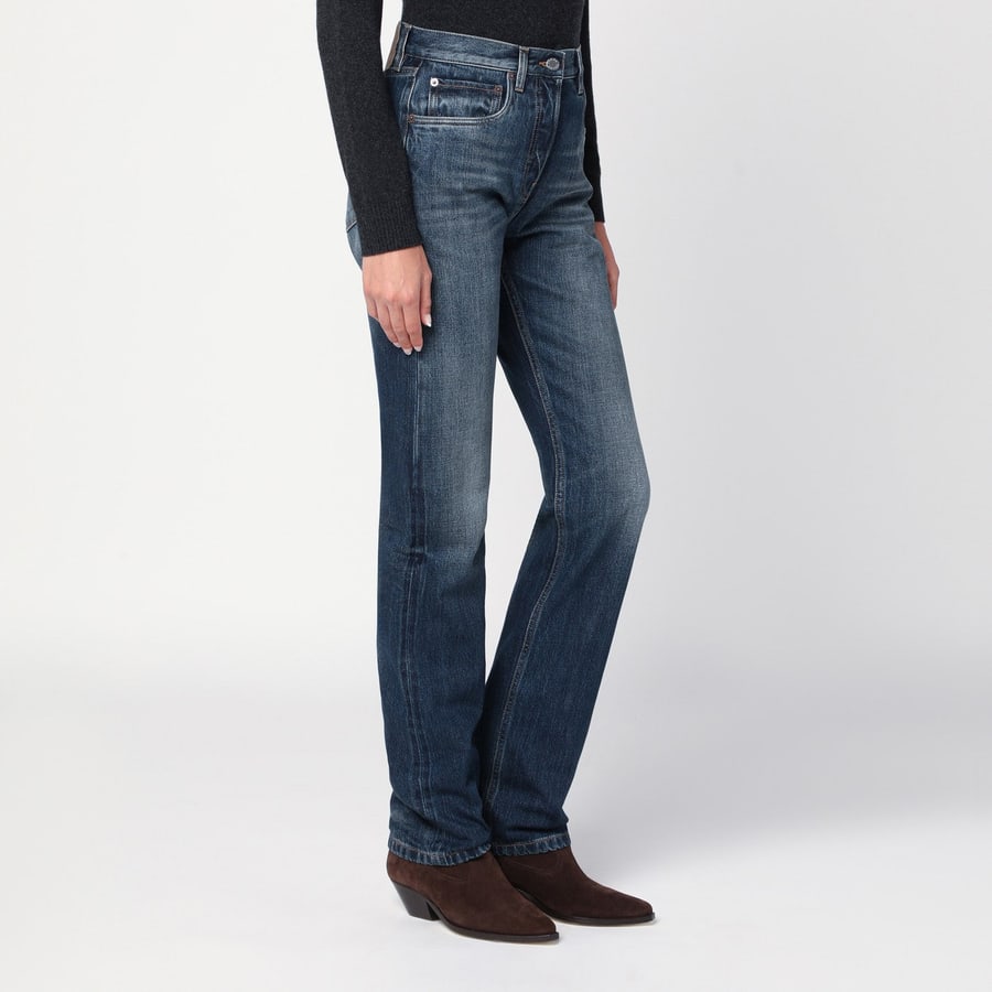 Prada Jeans blu effetto slavato, view 3