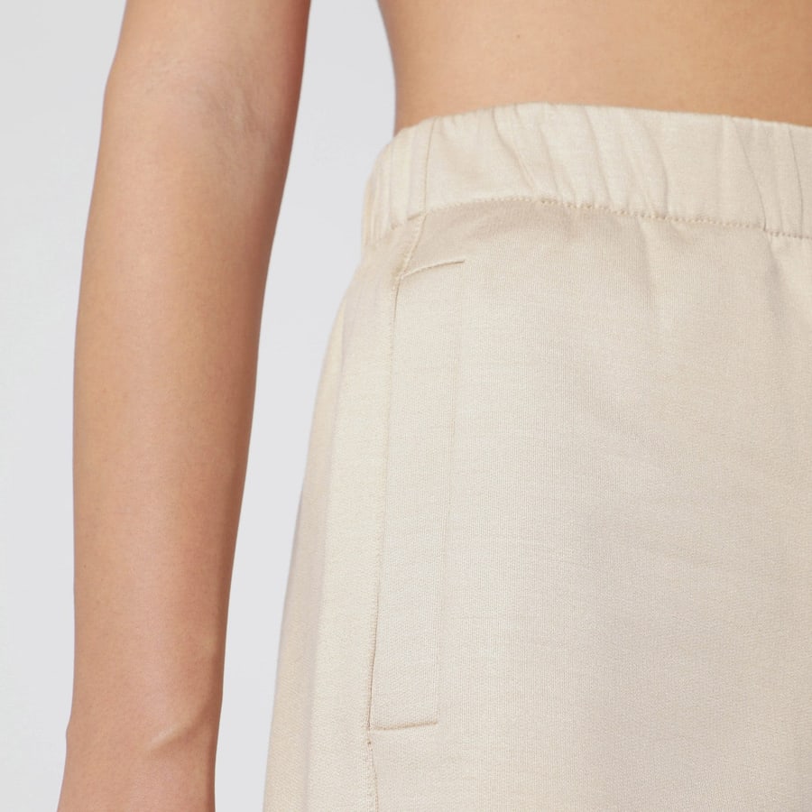 Max Mara Pantalone beige in misto seta, view 5