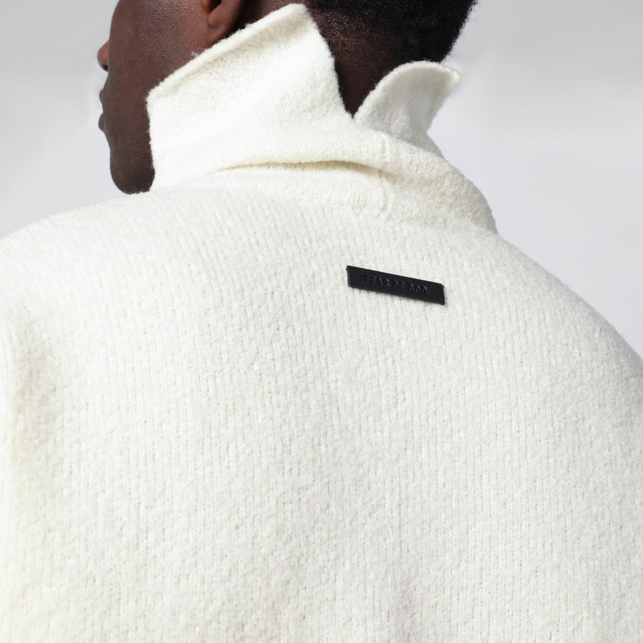 Fear of God Maglione dolcevita bianco in lana, view 4