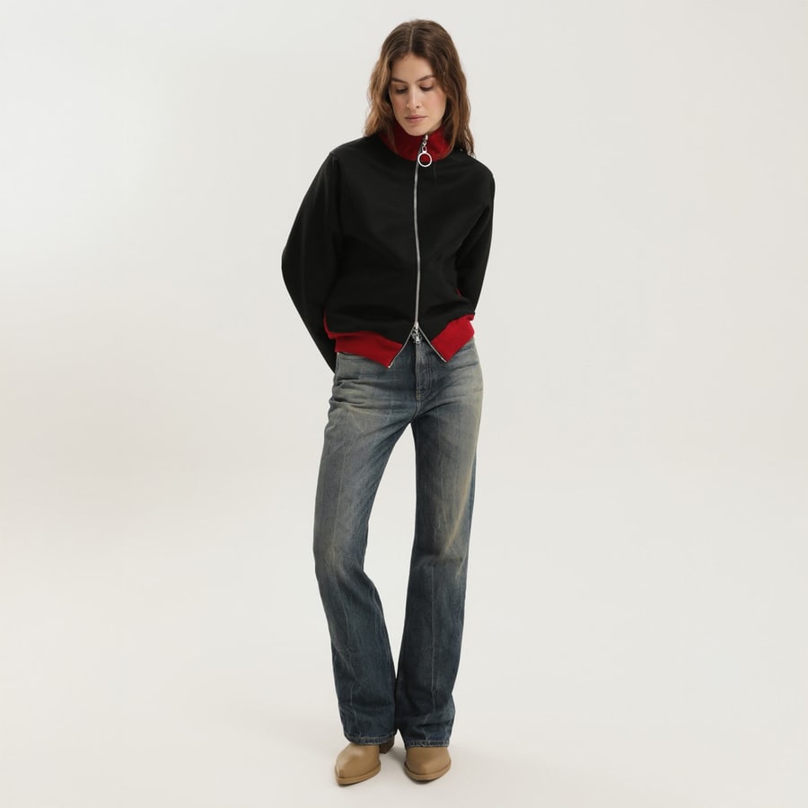 1989 STUDIO Pantaloni Old Setter in denim, view 2