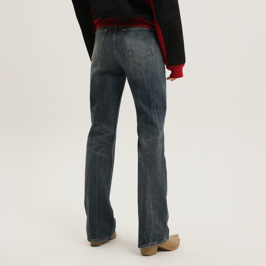 1989 STUDIO Pantaloni Old Setter in denim, view 3