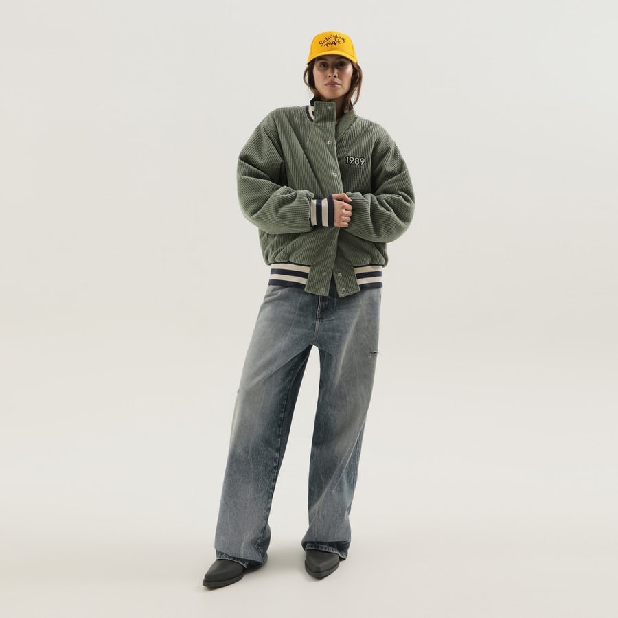 1989 STUDIO Pantaloni Rhodesian in denim blu stone, view 2