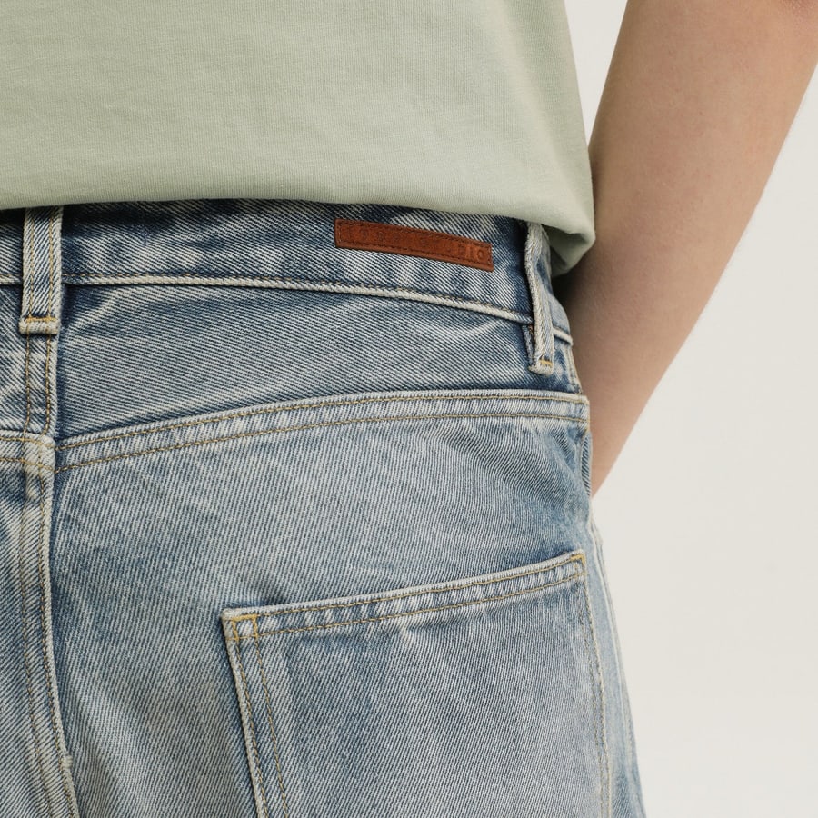 1989 STUDIO Pantaloni Rhodesian in denim blu stone, view 5