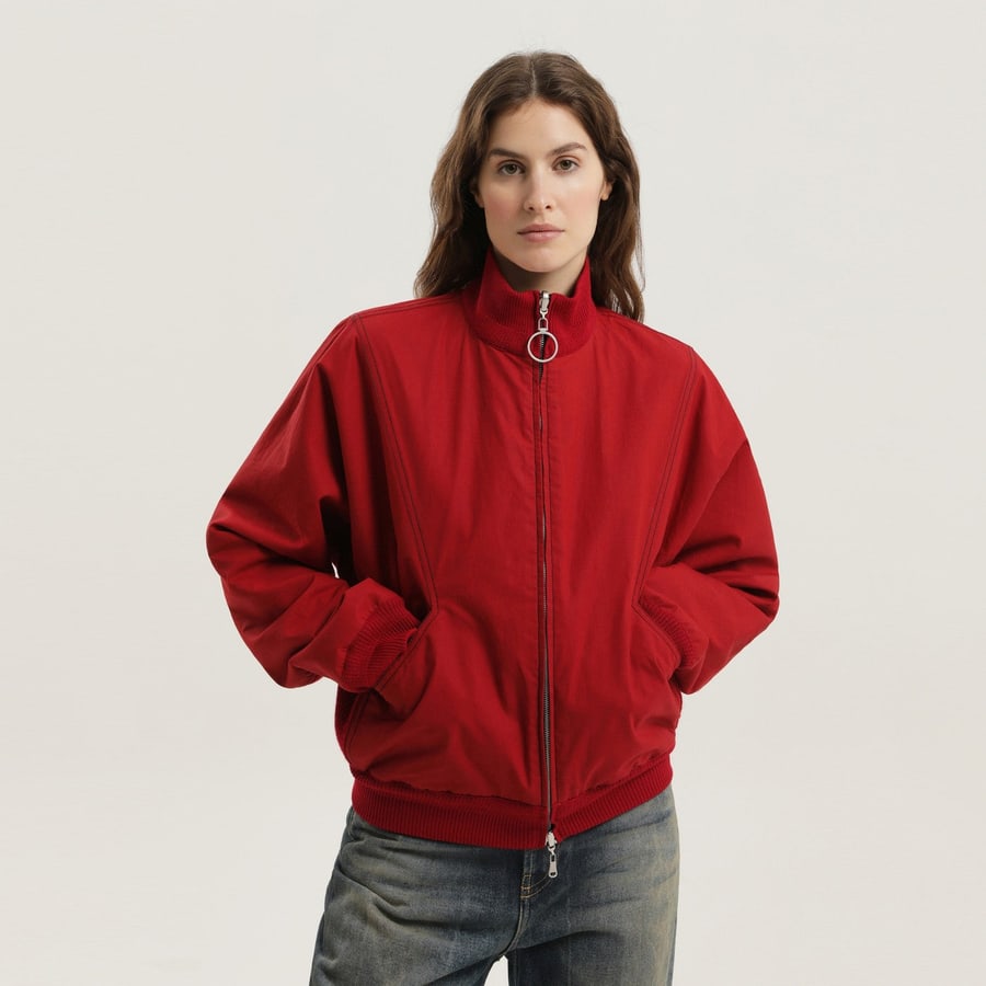 1989 STUDIO Giacca reversibile rossa e nera