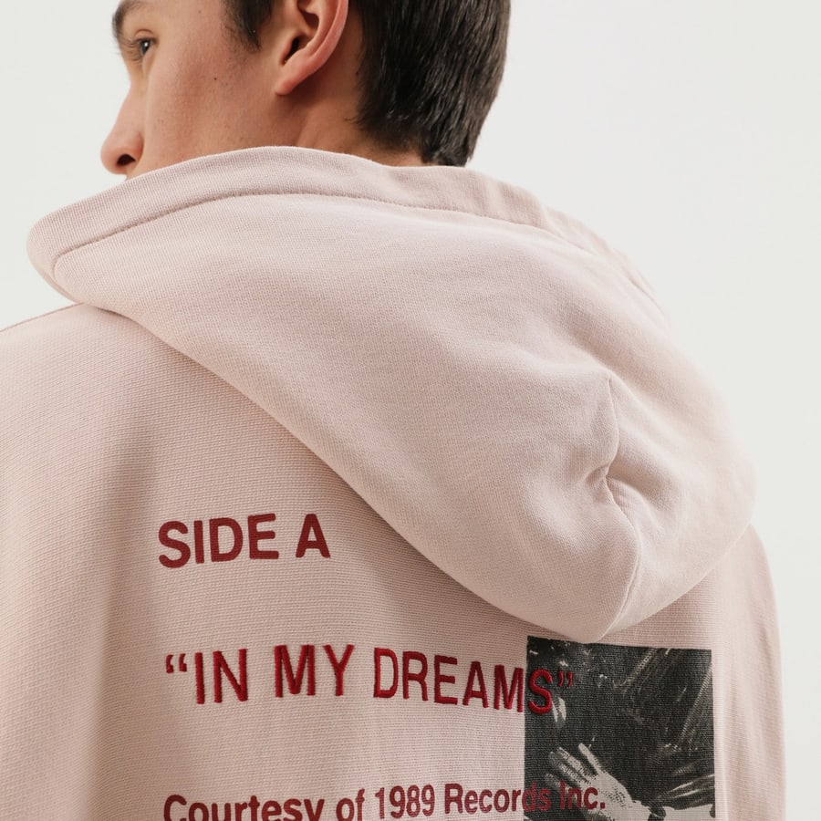 1989 STUDIO Felpa con cappuccio In My Dreams rosa, view 4