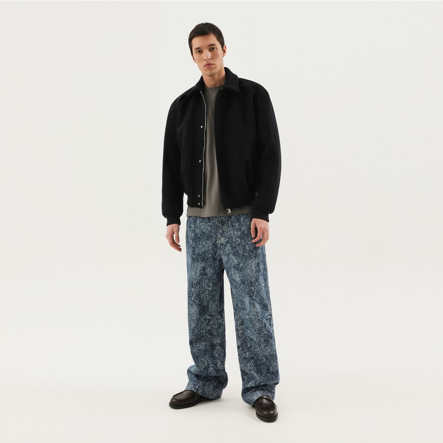 1989 STUDIO Pantaloni Marble Mastiff in denim, view 2