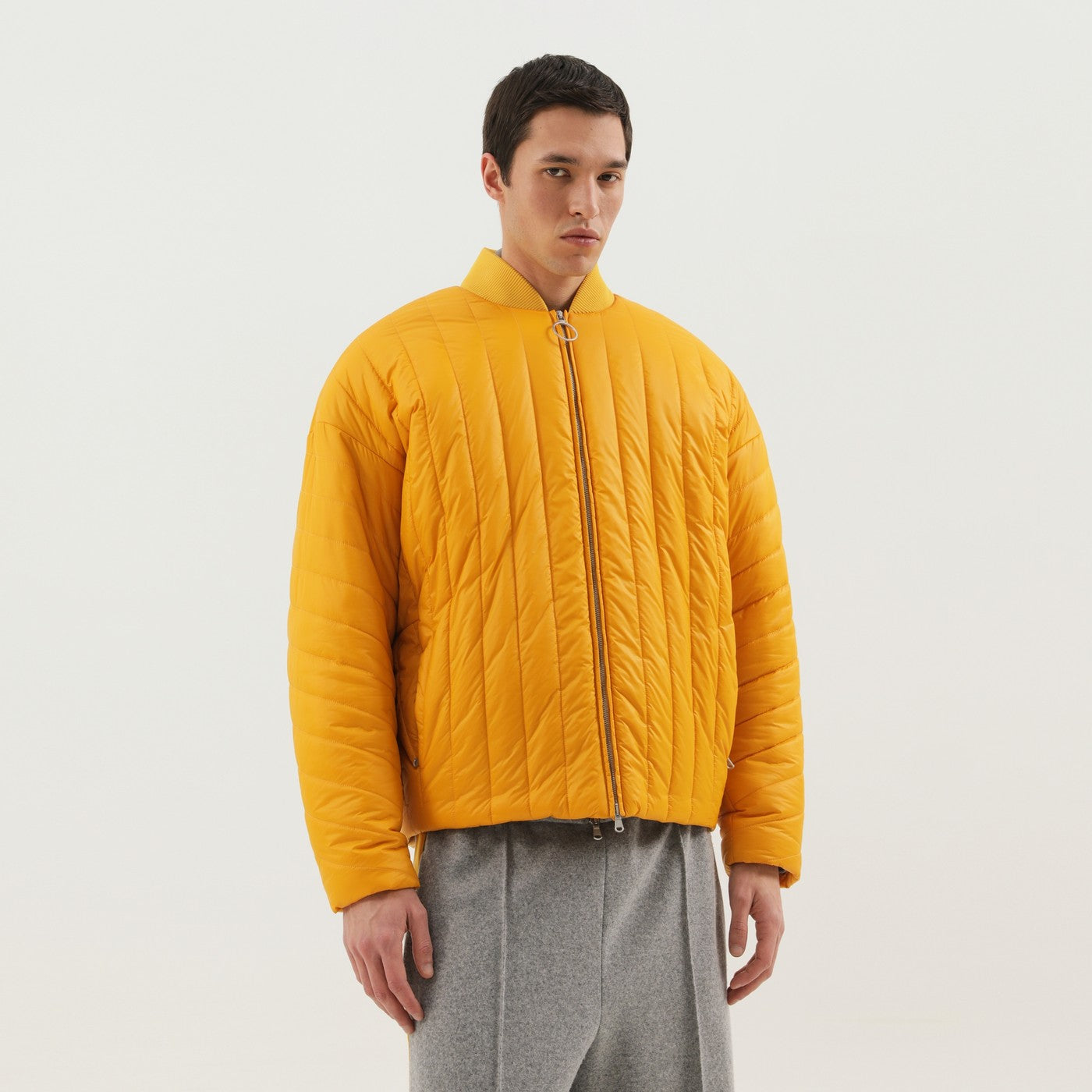 1989 STUDIO Piumino trapuntato giallo