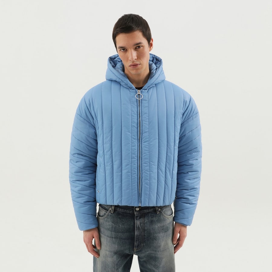 1989 STUDIO Piumino trapuntato blu chiaro