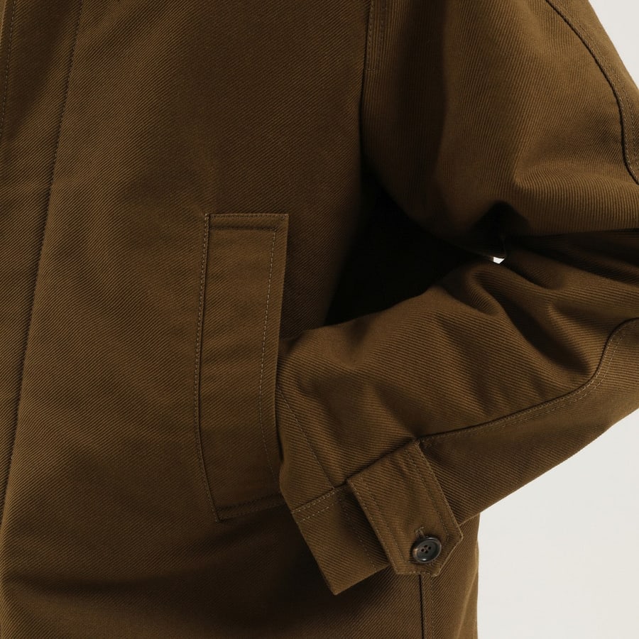 1989 STUDIO Cappotto Mackintosh verde oliva, view 5