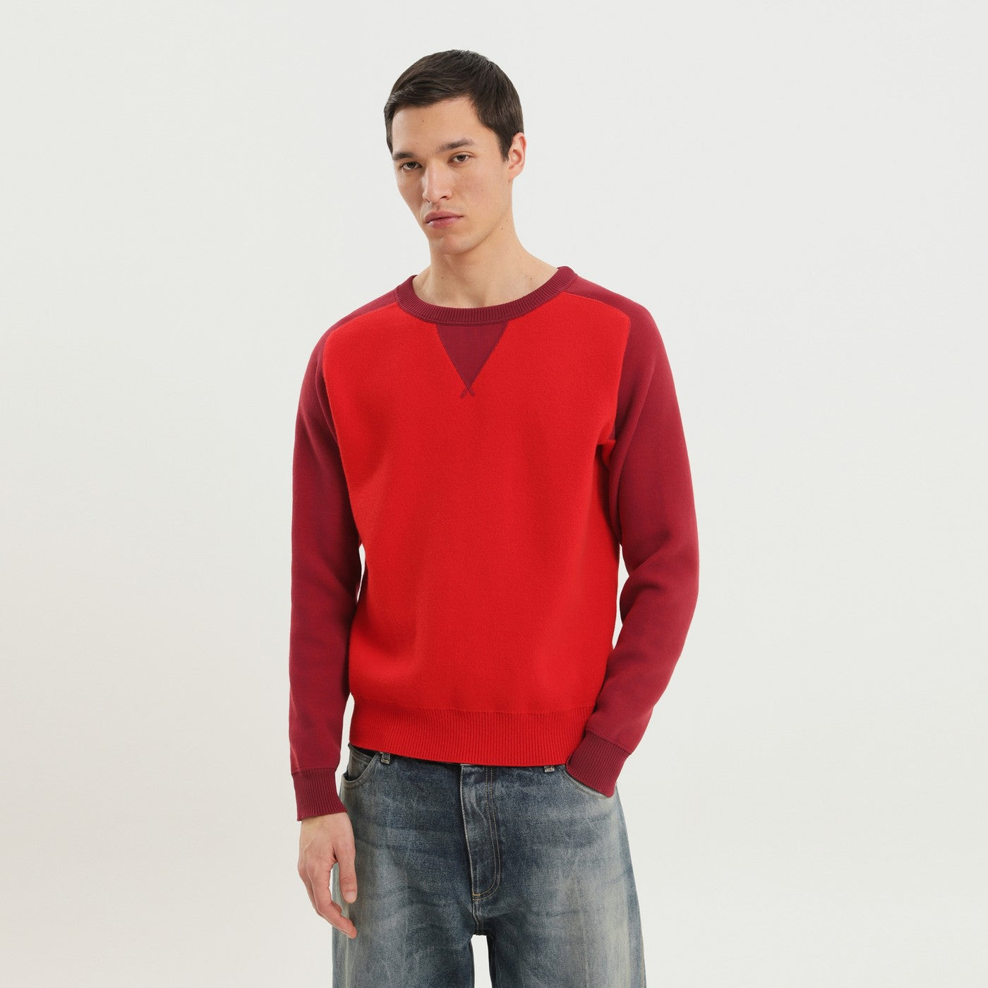 1989 STUDIO Maglione girocollo color block