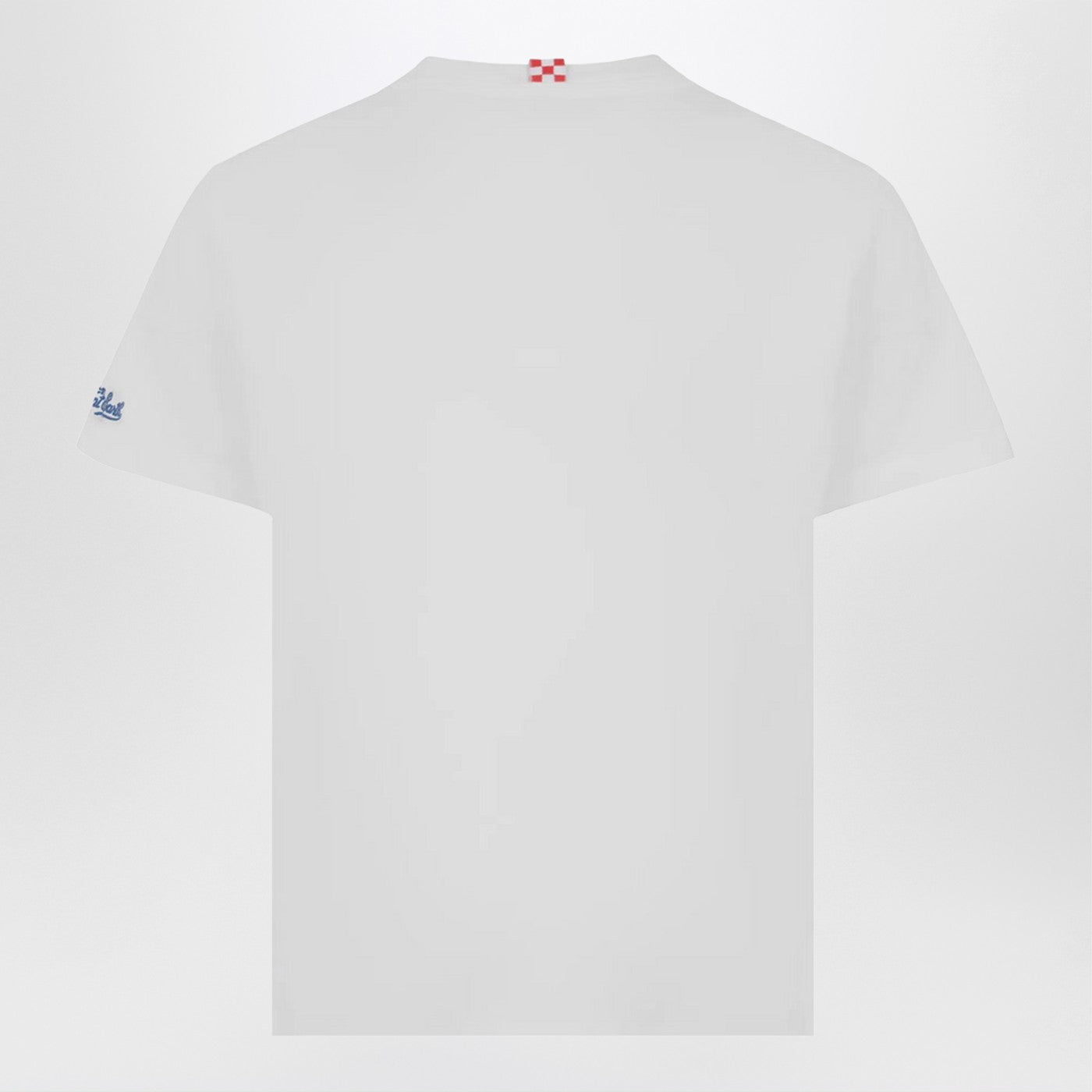 MC2 SAINT BARTH T-shirt Eddy bianca con stampa polpo, view 2