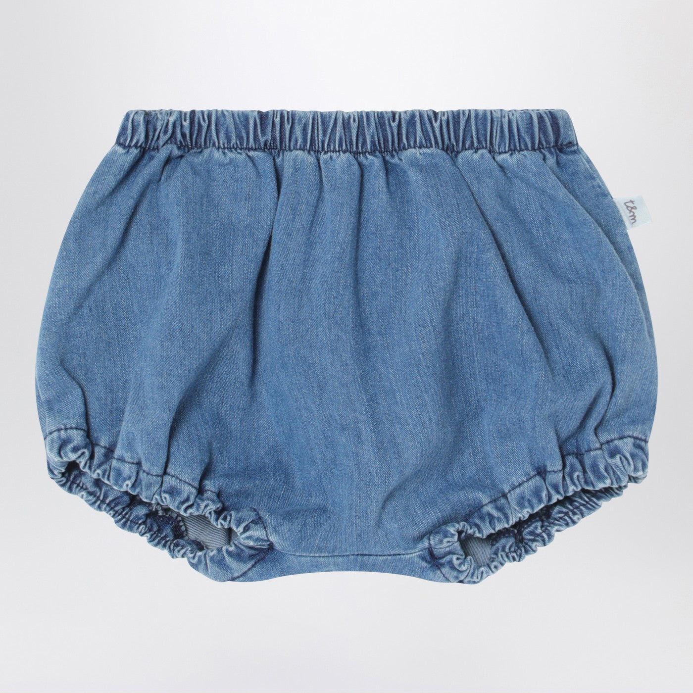TEDDY & MINOU Culotte blu denim in cotone