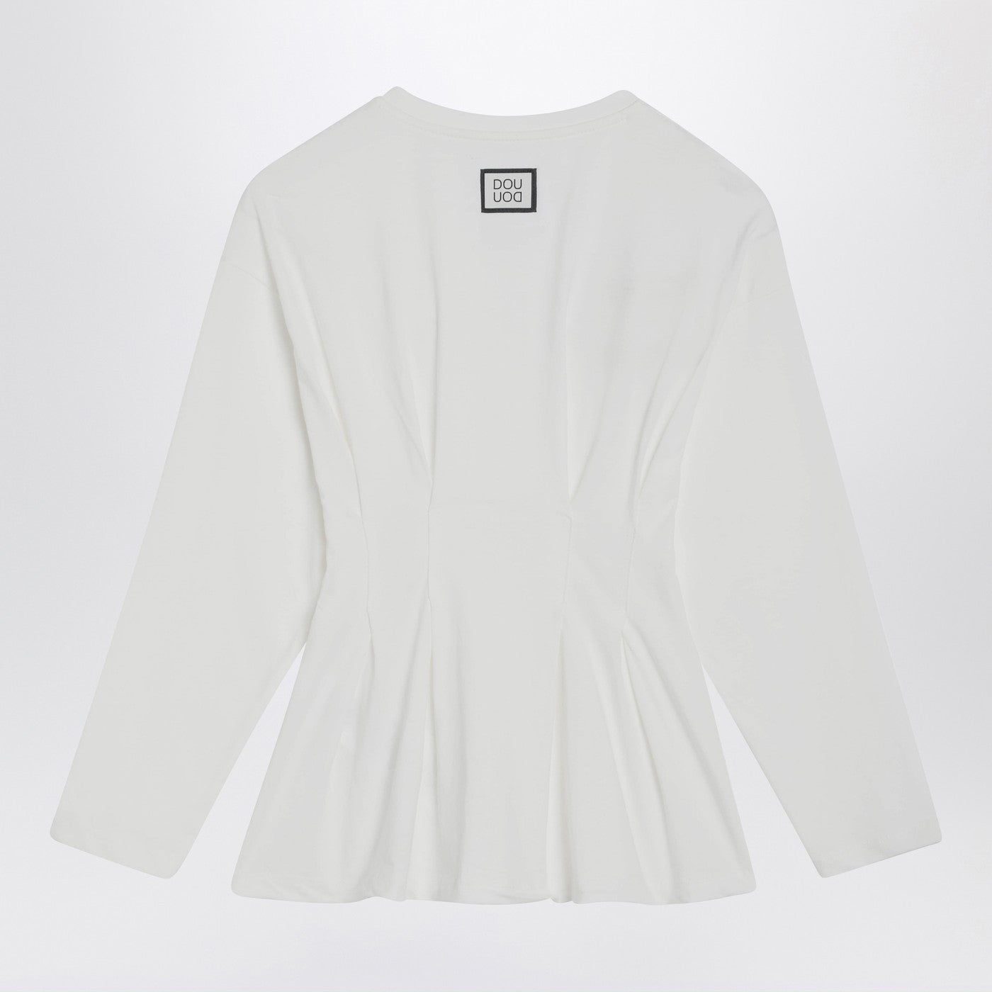 DOUUOD Maglia James avorio in cotone, view 2