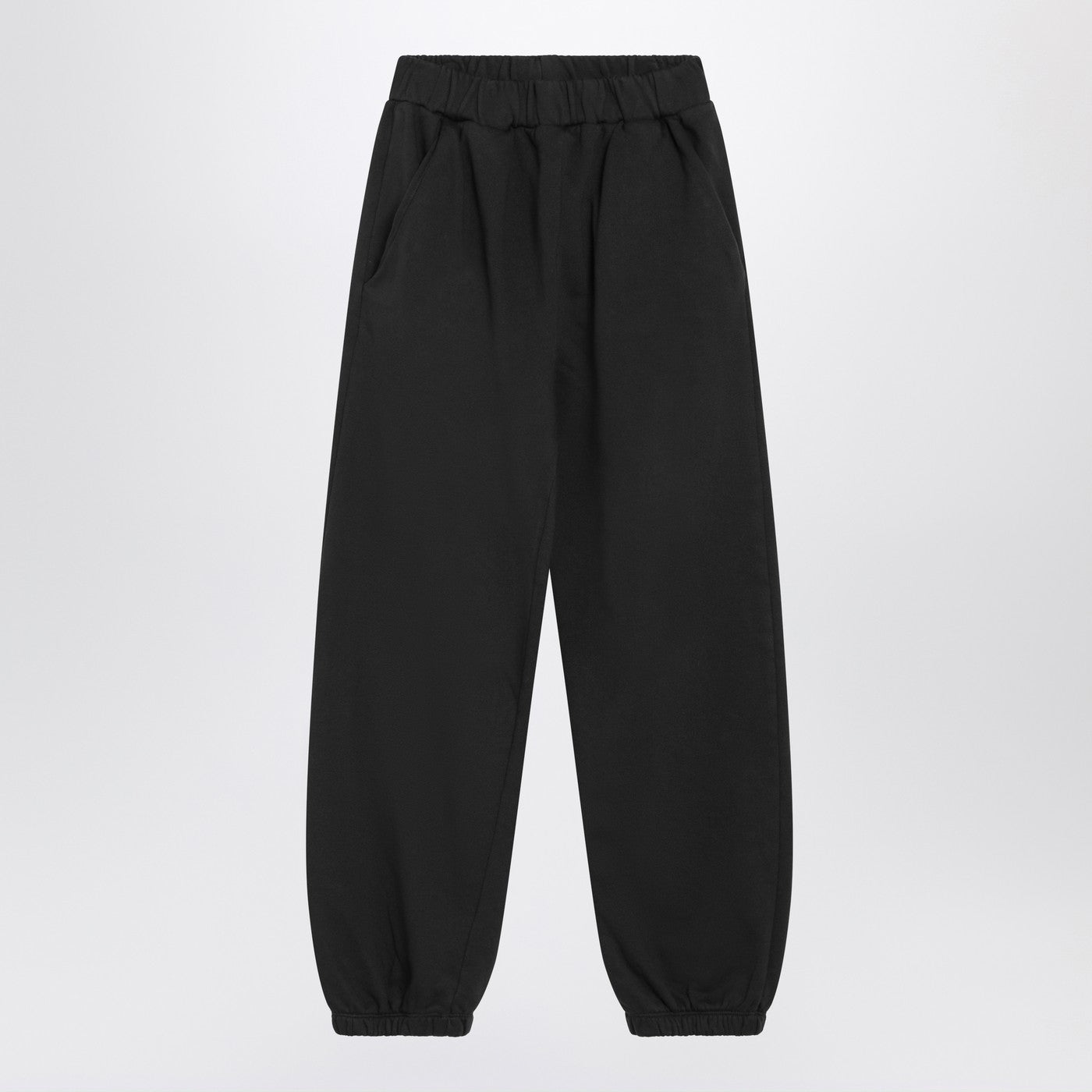 DOUUOD Pantalone jogging nero in cotone