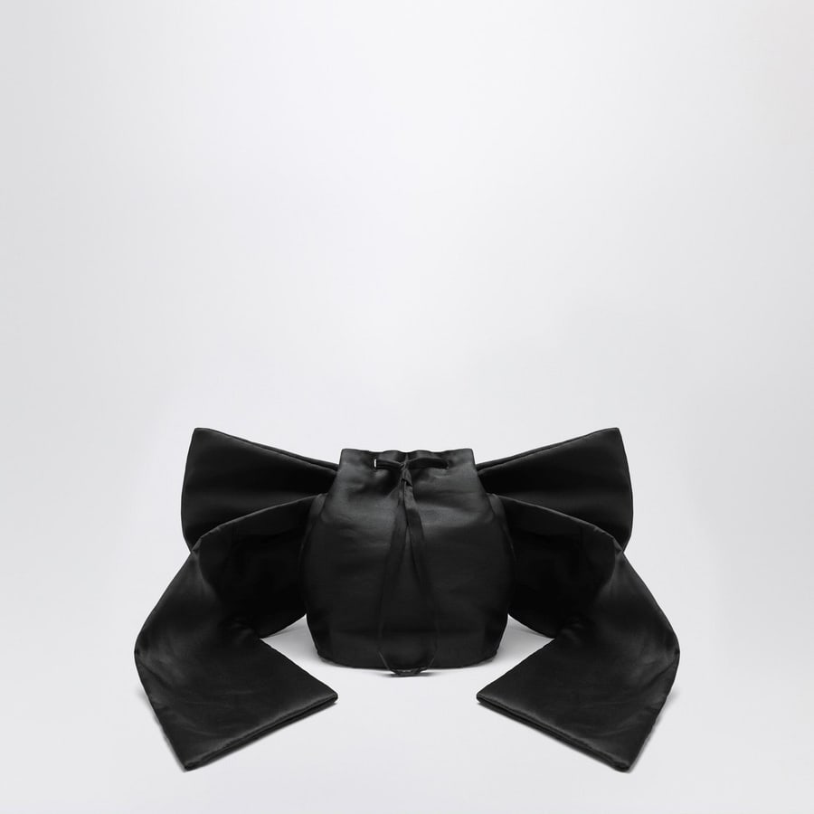 DOUUOD Borsa Adda con fiocco nera