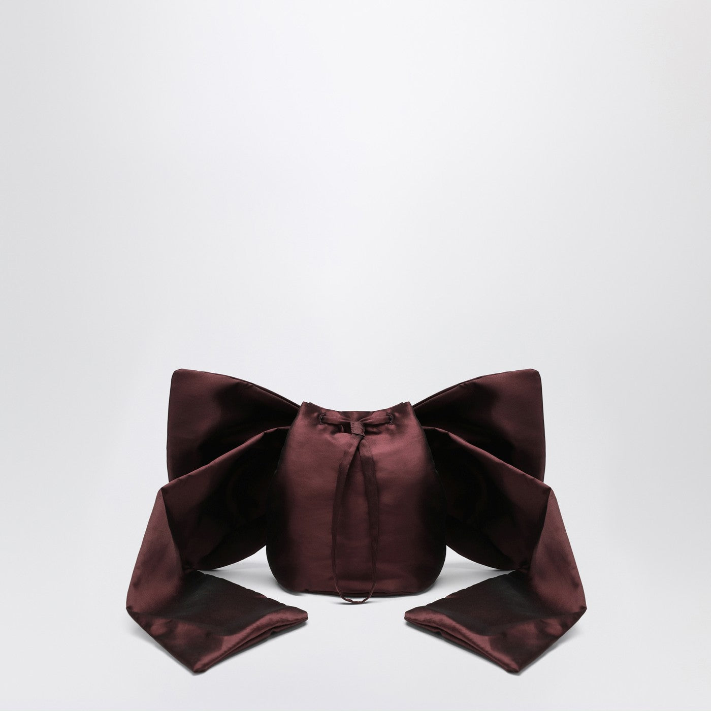 DOUUOD Borsa Adda con fiocco marrone
