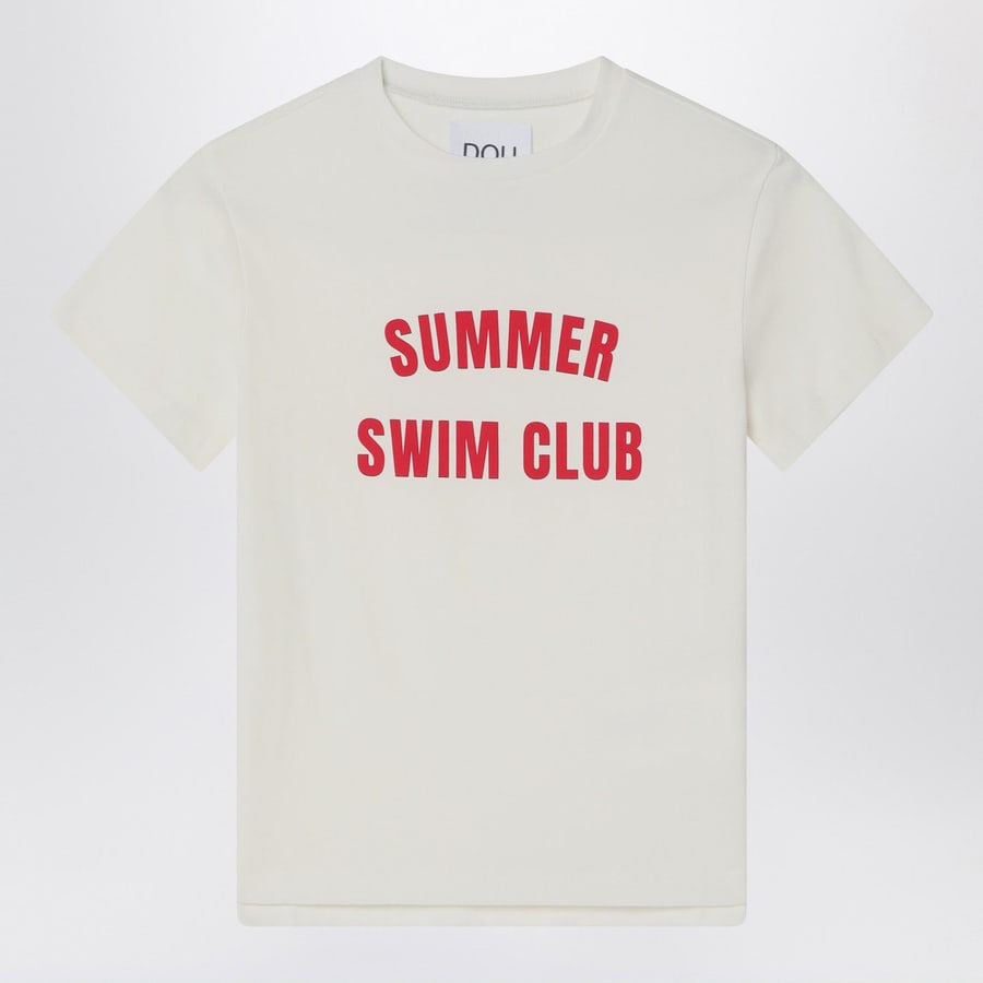 DOUUOD T-shirt avorio Summer Swim Club