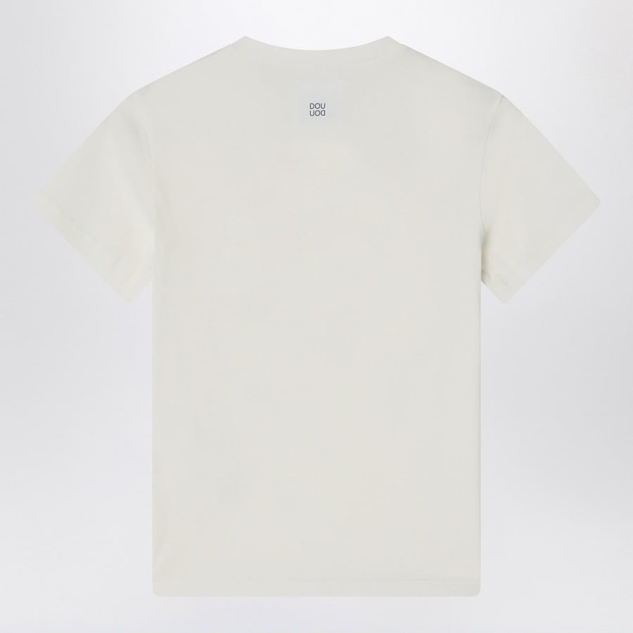 DOUUOD T-shirt avorio Summer Swim Club, view 2