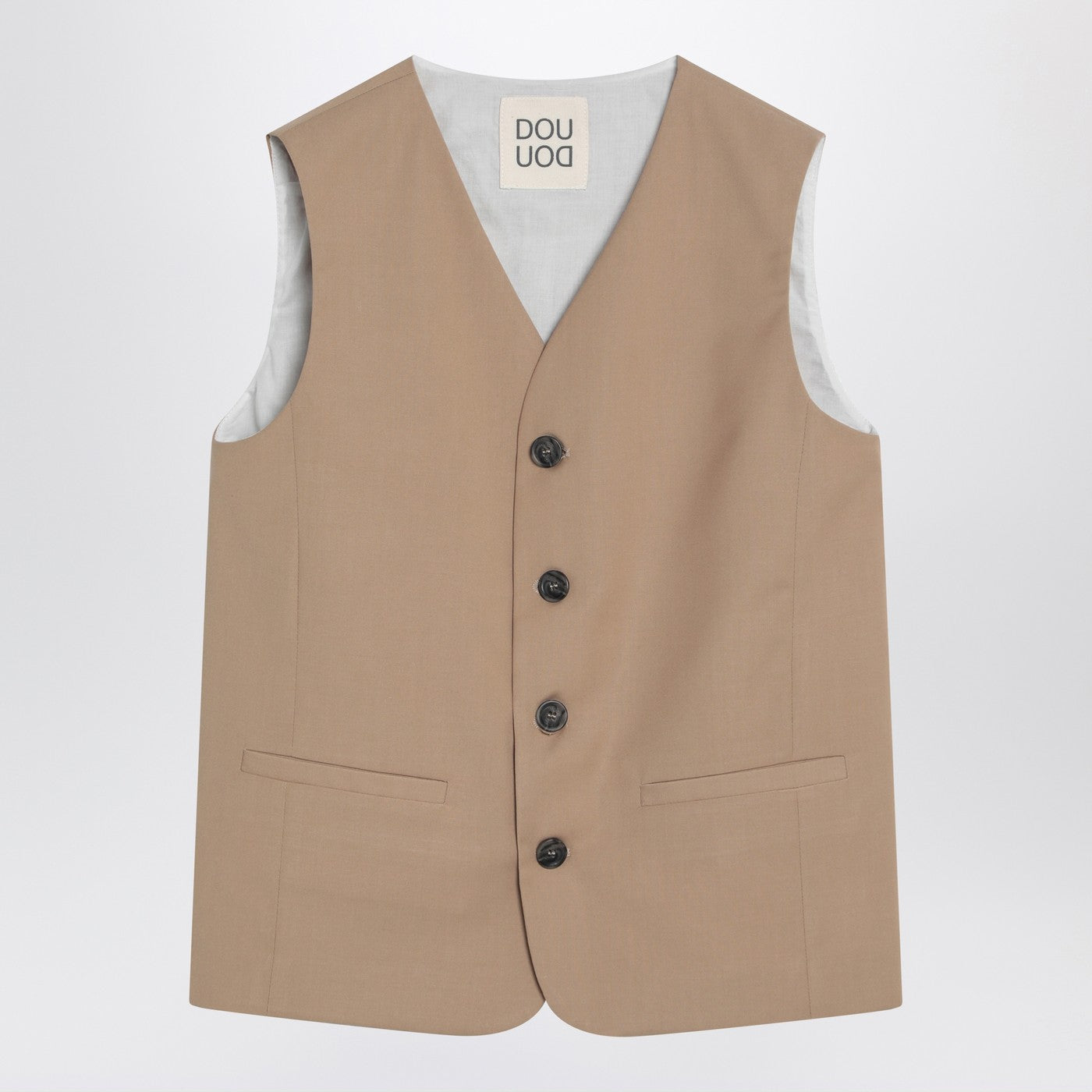 DOUUOD Giacca camicia Giocattolo beige