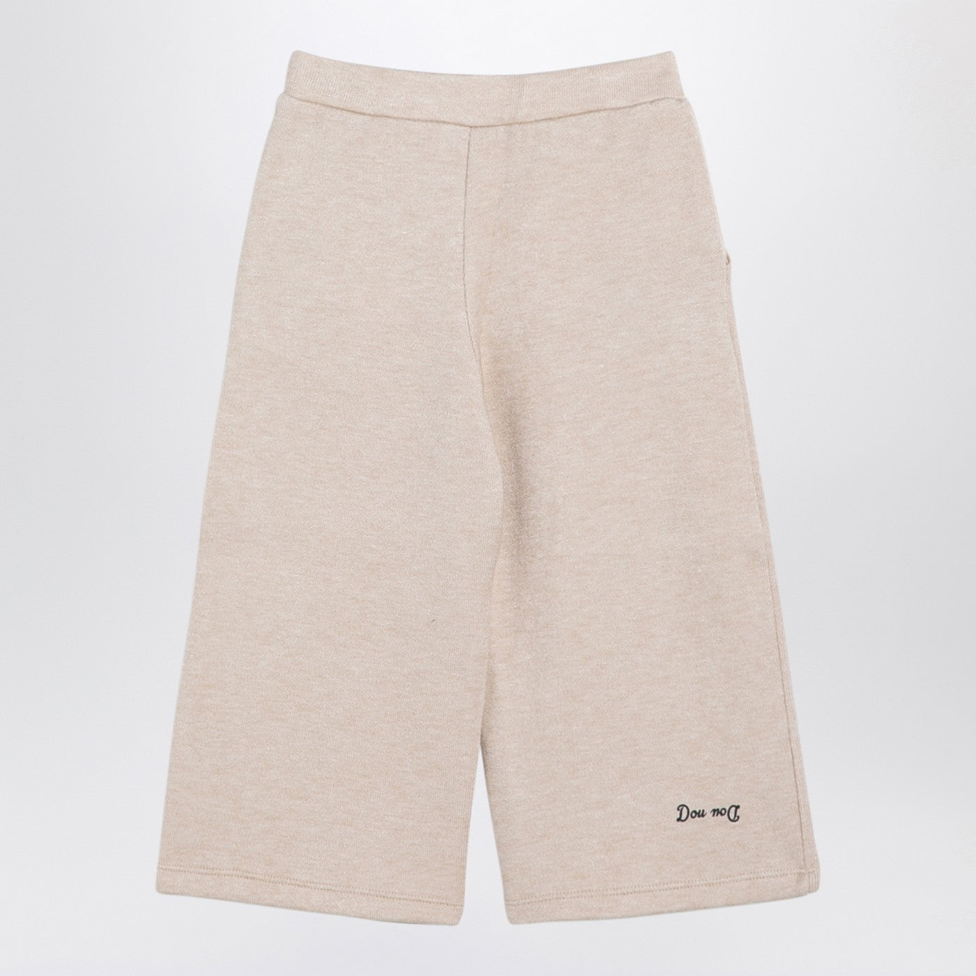 DOUUOD Pantalone beige in misto viscosa, view 2