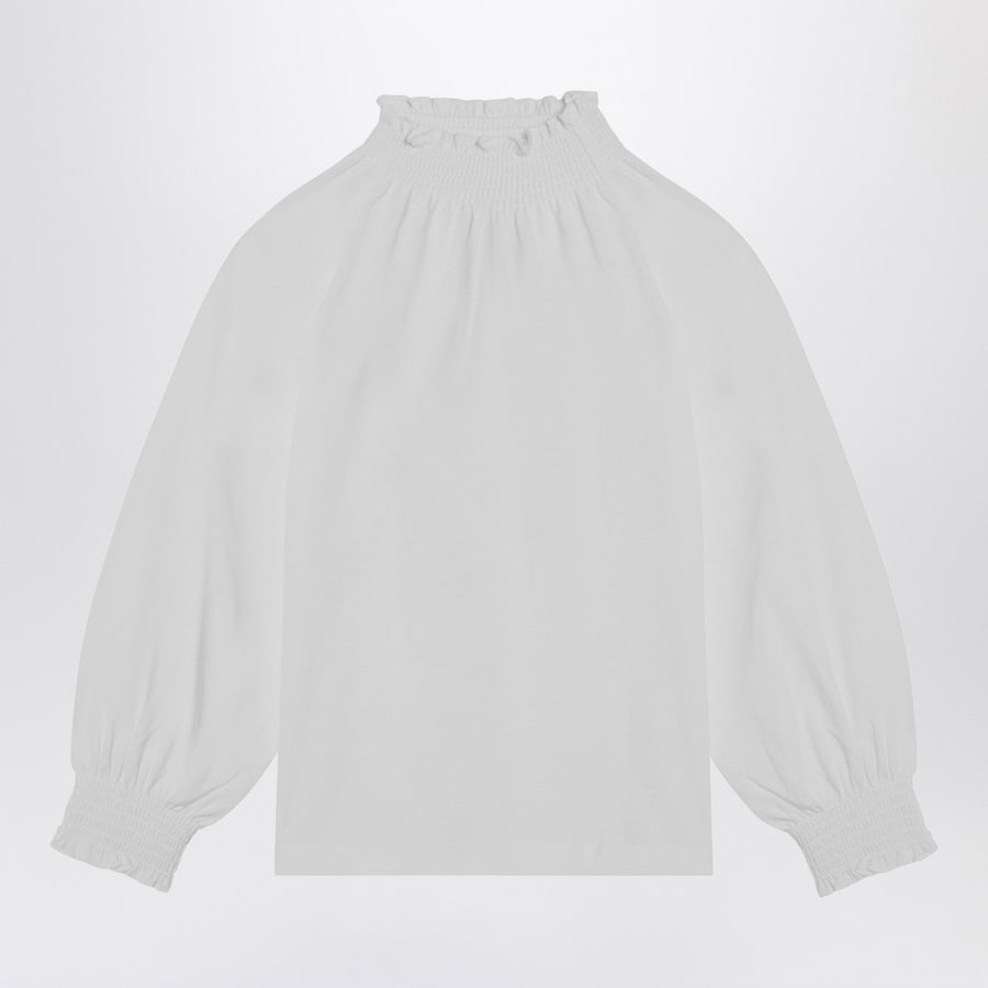 DOUUOD Blusa bianca in cotone