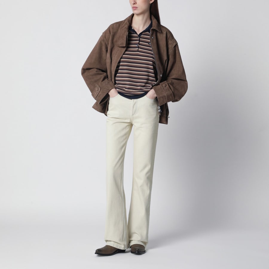 A.P.C. Jeans bianco effetto schiarito, view 2