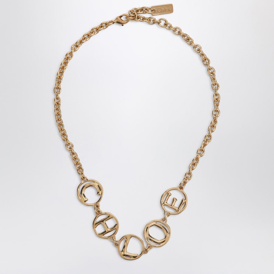 Chloé Chocker Chloé Script Vintage Gold