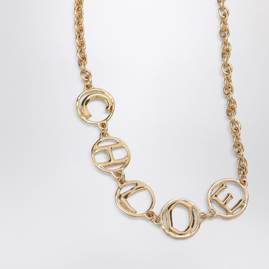 Chloé Chocker Chloé Script Vintage Gold, view 3