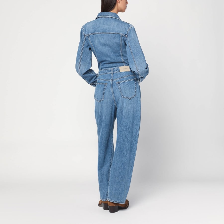 Givenchy Tuta blu chiaro in denim, view 3