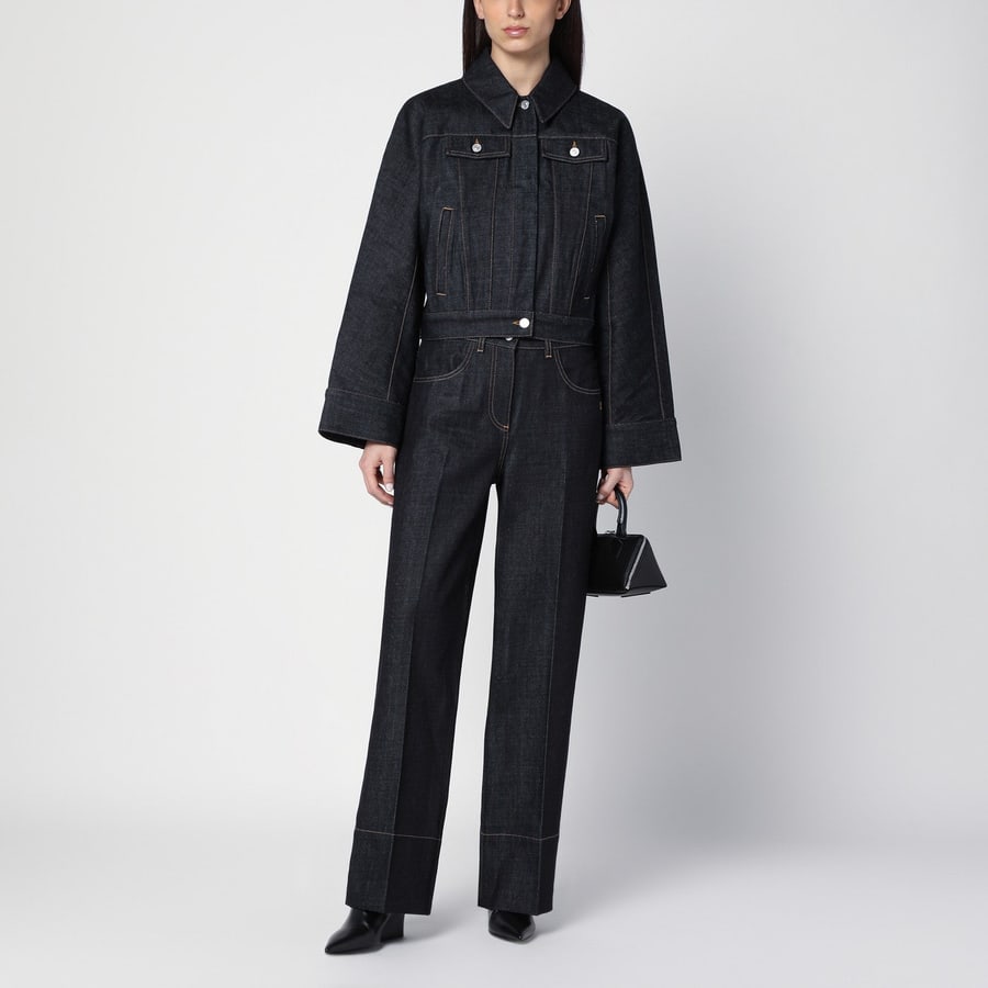 Givenchy Jeans blu scuro in denim, view 2