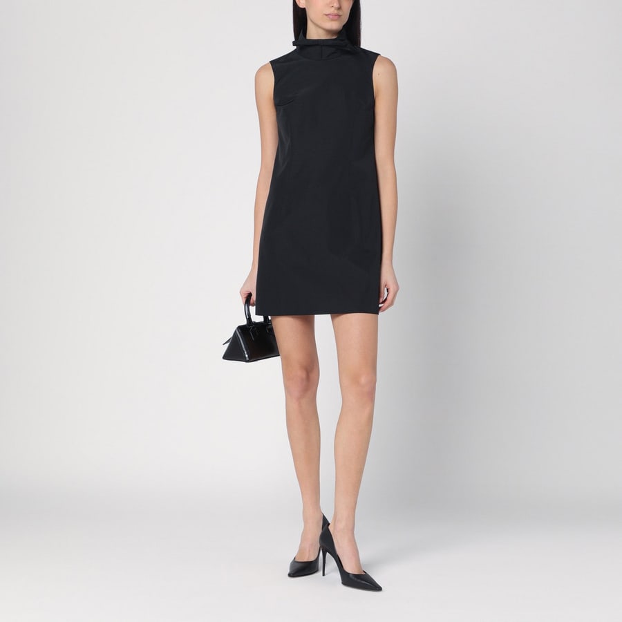 Givenchy Mini abito nero con fiocco, view 2