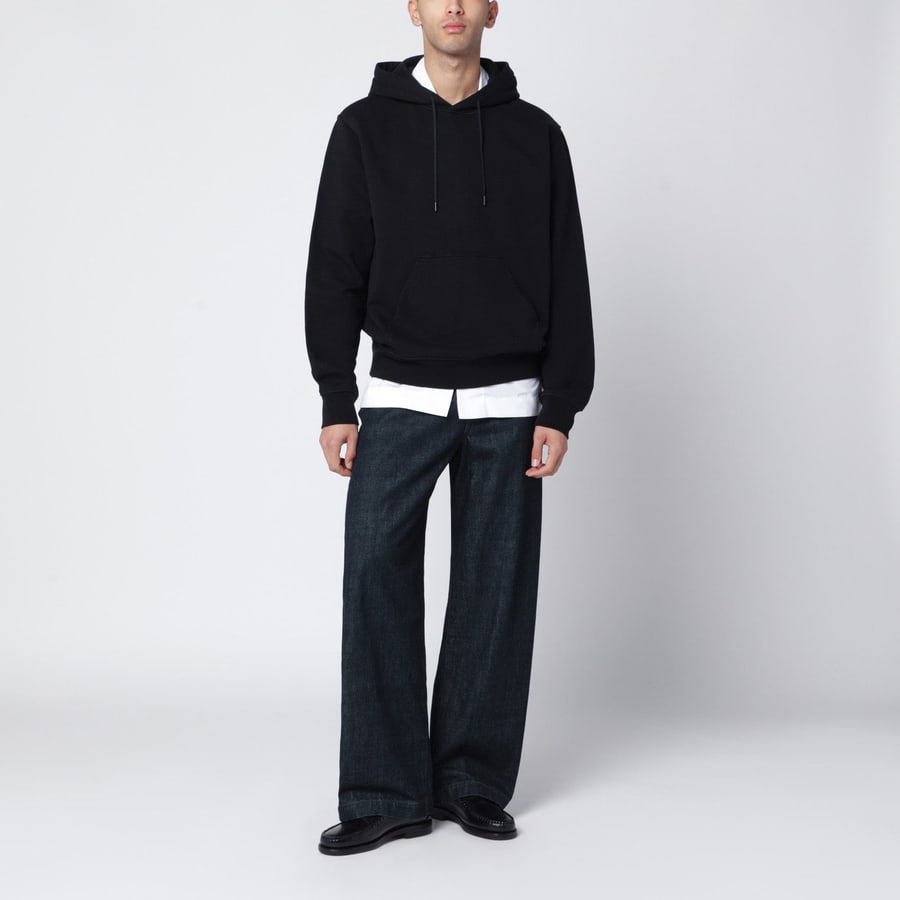 Givenchy Felpa Couture Seam nera con stampa Clapperboard, view 5